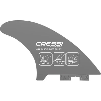 Cressi Mini Quick Skeg Fin 7"